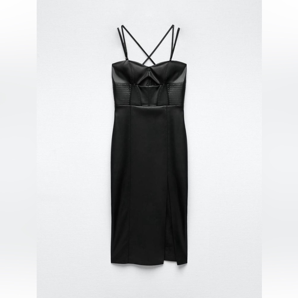 Zara Leather Dress